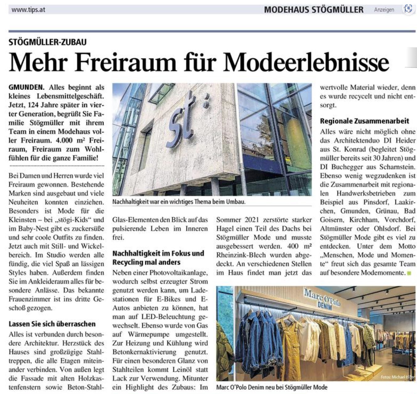 Tips - Modehaus Stögmüller