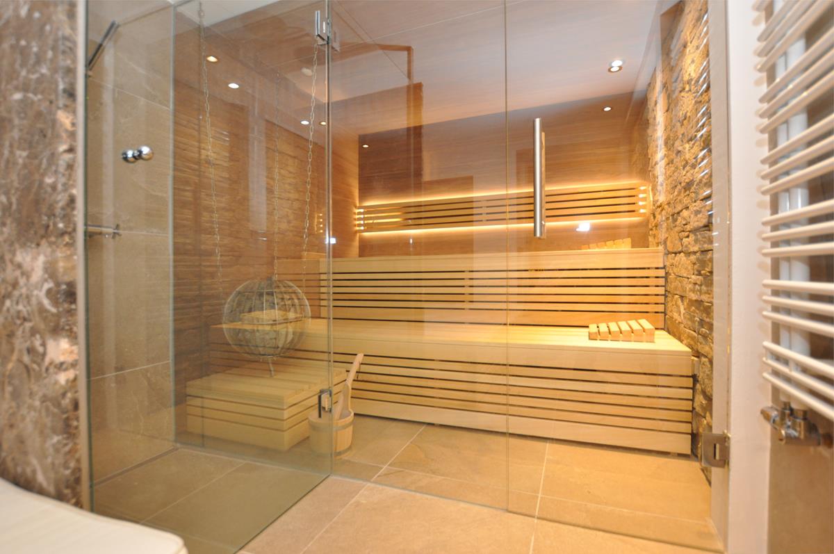 Sauna im Keller