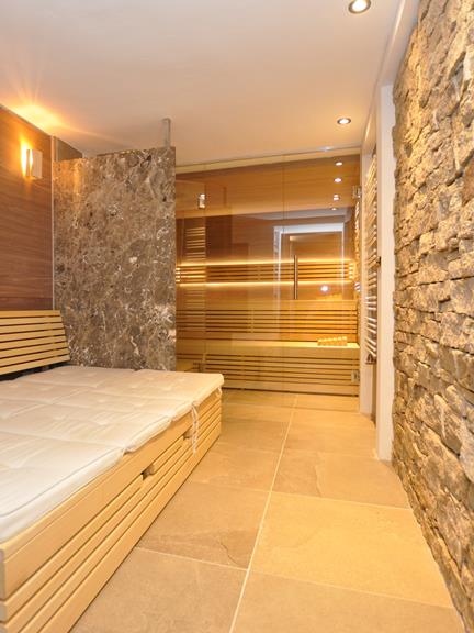 Sauna im Keller